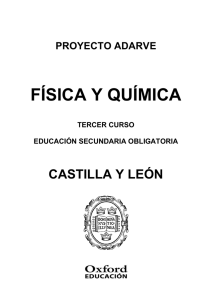 Programación Adarve Física y Química 3º ESO Castilla y León