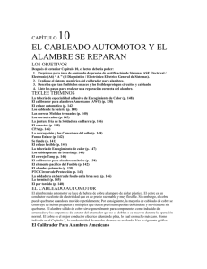 10 EL CABLEADO AUTOMOTOR Y EL ALAMBRE SE REPARAN CAPÍTULO