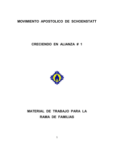 Libro 1 de Pedagog&iacute;a schoenstatt para matrimonios en Espa&ntilde;ol.