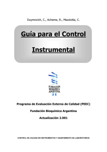 Guía para el Control  Instrumental Duymovich, C., Acheme, R., Mazziotta, C.