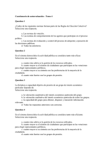 Cuestionario de autoevaluación