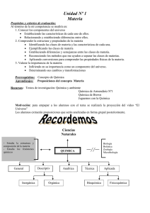 Unidad Nº 1 Materia