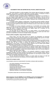 Voto Politico Nuclear Propuesta a la Comisión Política. por