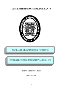 del organo de linea - Universidad Nacional del Santa