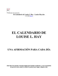 El Calendario de Louise L Hay - Louise Hay