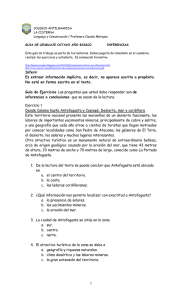 Cuestionario del Proceso de Comprensión lectora