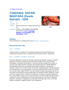 TANZANIA: SAFARI MANYARA (Desde Nairobi) - 3205