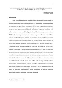 DEL FEMINISMO FRANC&Eacute;S A LA CONCIENCIA N&Oacute;MADA