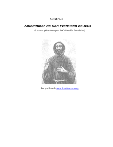 4 DE OCTUBRE - San Francisco de Asís y los franciscanos