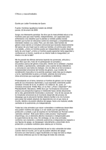 Chicos Y Masculinidades &ndash; Juli&aacute;n Fern&aacute;ndez De Quero