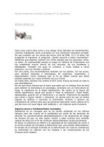 Revista Counselors N° 32 Resiliencia