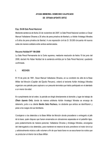 ayuda memoria de la ejecuci&oacute;n extrajudicial