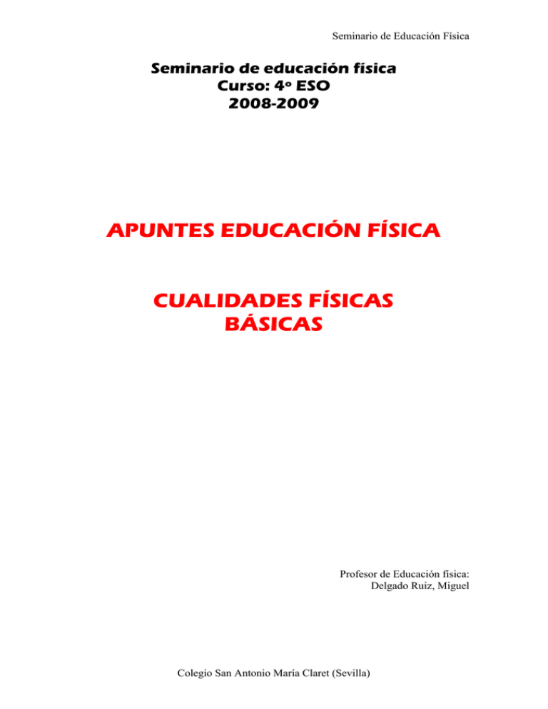 Tema 1: La Condición Física