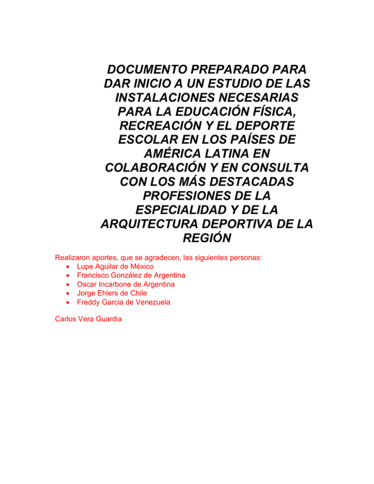 EstudioinstalacionesNecesariasEducFisica