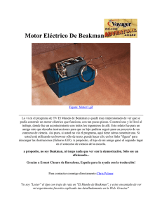 ¿Quieres construir el motor eléctrico de Beakman?
