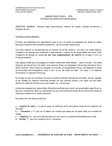 UNIVERSIDAD DE SANTIAGO DE CHILE  DEPARTAMENTO DE FISICA COORDINADORA: CECILIA TOLEDO V.