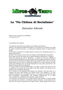 La "vía chilena al socialismo"