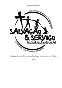 Apostila de 97 dinâmicas - Salvação e Serviço (Igreja Adventista do