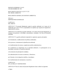 DECRETO SUPREMO N&ordm; 24176