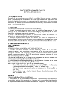 Derecho de las Sociedades Comerciales