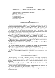 PÍO BAROJA 6 LECTURAS sobre 6 TEMAS de EL ÁRBOL DE LA