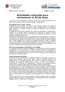 Festejos 21-05-08 - Gobierno de la Provincia de Córdoba