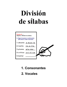 Division de silabas Apuntes