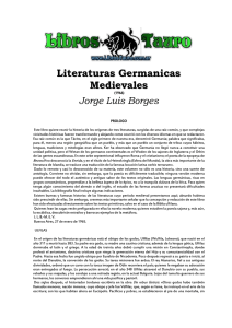 Literaturas Germanicas Medievales Jorge Luis Borges Literaturas