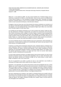 VOCES CON CAUSA 2006 A BENEFICIO DE LOS DAMNIFICADOS DEL ... • ¡¡Gran duelo de bandas!!