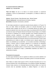 III Jornadas de Extensión del Mercosur