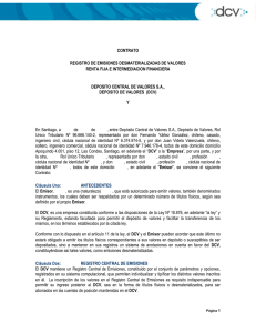 Cl&aacute;usula Tres: OBJETO DEL CONTRATO