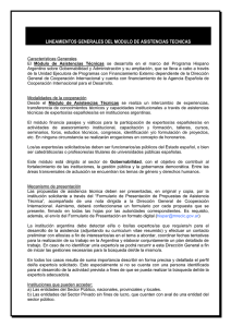 Información sobre el Programa de Asistencias Técnicas de España