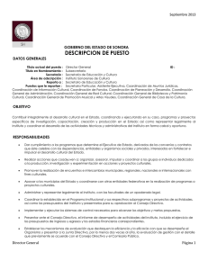 Directora General del ISC - Gobierno del Estado de Sonora