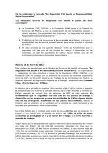 &ldquo;Es necesario invertir en Seguridad Vial desde el punto de