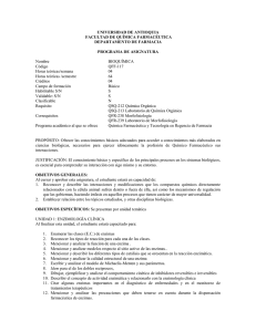 Universidad de Antioquia - Ciencias Farmacéuticas y Alimentarias