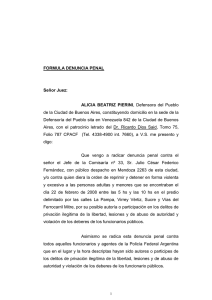 denuncia penal - Defensoría del Pueblo de la Ciudad de Buenos Aires