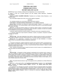 Reformas LXI Legislatura: Decreto 247. DOF 07-06-2012