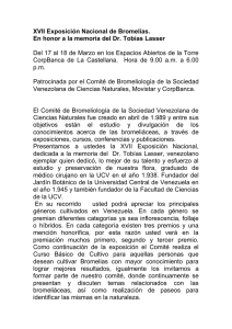Expo XVII - Sociedad Venezolana de Ciencias Naturales SVCN
