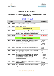 Programa 2009 - CRMF Albacete