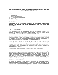 Voto razonado del Juez ad hoc Arturo Alfredo Herrador Sandoval en