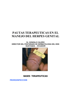 Terapia del Herpes Genital Gonzalo Calero Guayaquil Ecuador