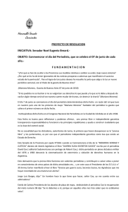 Honorable Senado Corrientes PROYECTO DE RESOLUCION