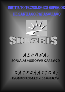 SONIA solaris