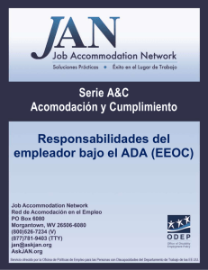 Responsabilidades del empleador bajo el ADA (EEOC)