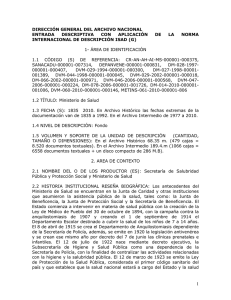 Ministerio de Salud - Archivo Nacional de Costa Rica