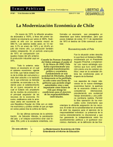 La Modernización Económica de Chile