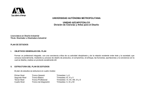 UNIVERSIDAD AUTÓNOMA METROPOLITANA  UNIDAD AZCAPOTZALCO