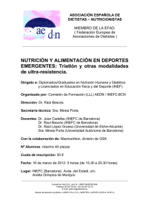 ASOCIACIÓN ESPAÑOLA DE DIETISTAS – NUTRICIONISTAS