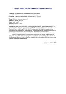 charla sobre obligaciones fiscales del abogado