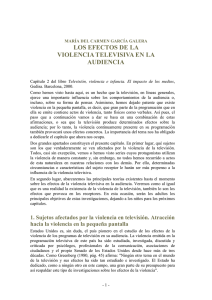 María del Carmen García Galera Los efectos de la violencia